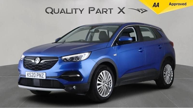 Used Vauxhall Grandland X Business Edition 130 HP (95 kW) 2020 Blue SUV
