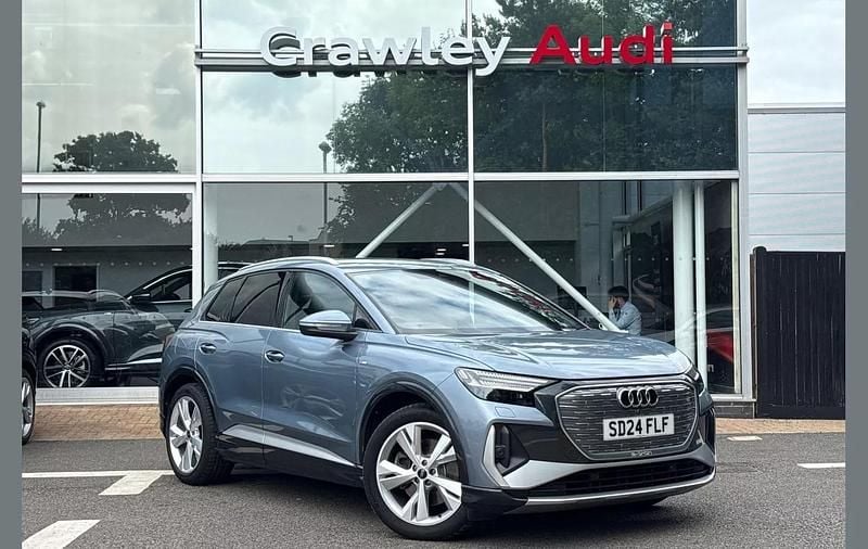 Blue Used 2024 Audi Q4 e-tron S-Line SUV | £35,590 (Fair price) - Image 1/4