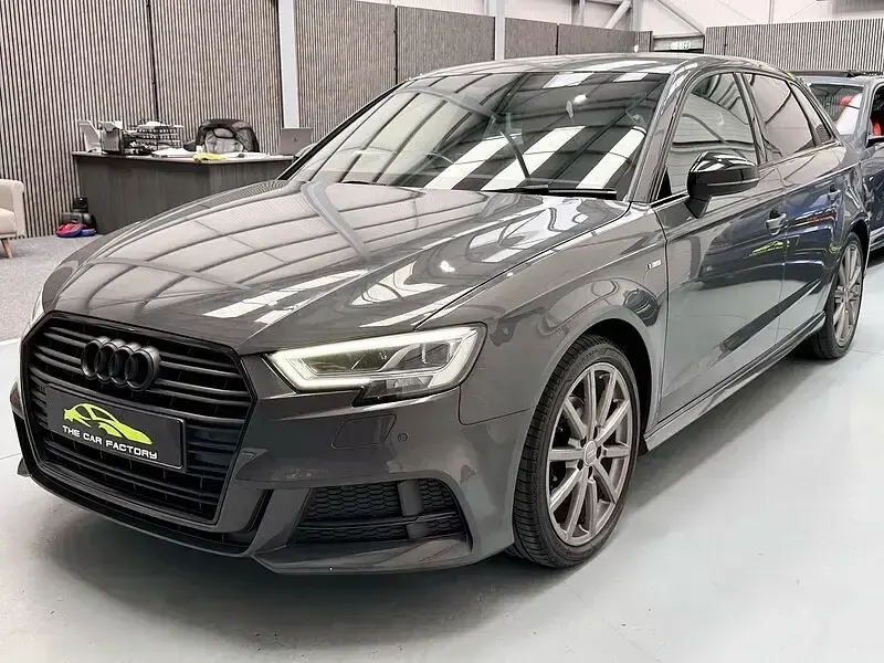 Used Audi A3 Black Edition 150 HP (110 kW) 2019 Grey Sedan