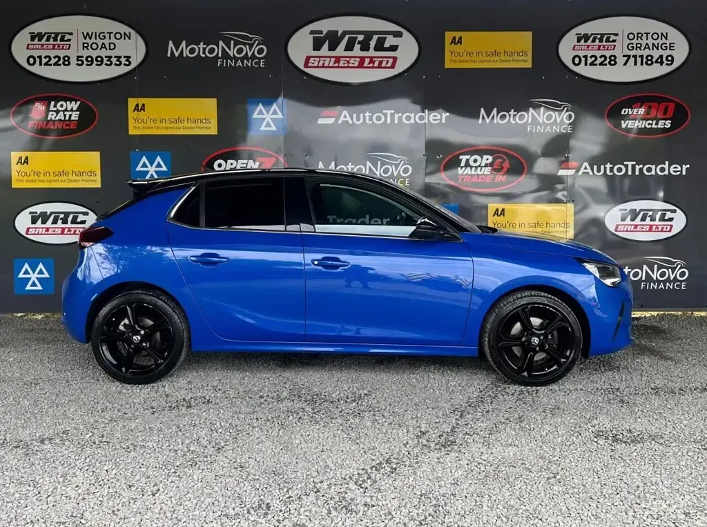 Used Vauxhall Corsa Ultimate 100 HP (73 kW) 2020 Blue Hatchback