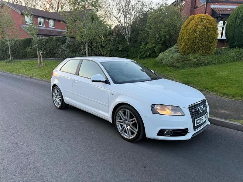 Used Audi A3 S-Line 2009 White Hatchback