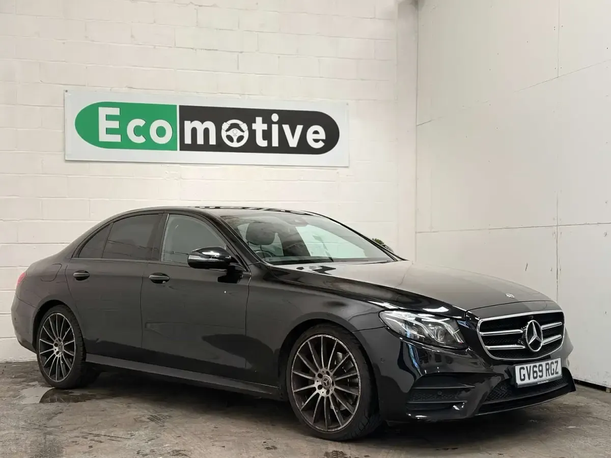 Used Mercedes E220 AMG line 2020 Black Sedan