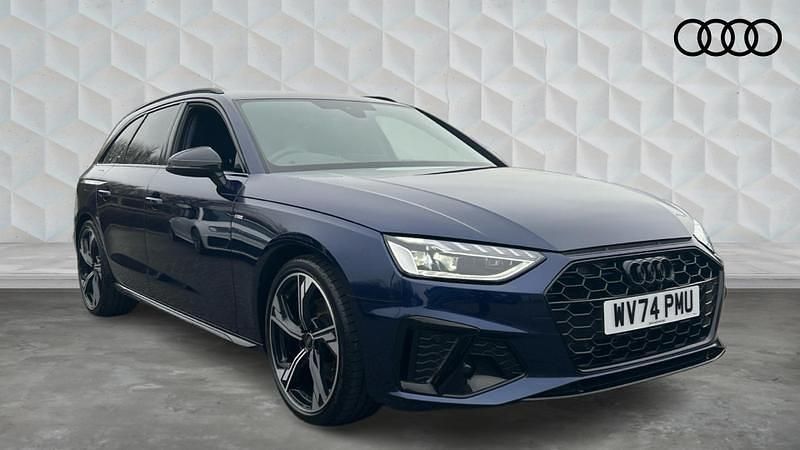 Blue Used 2024 Audi A4 Black Edition Estate | £34,500 - Image 1/4