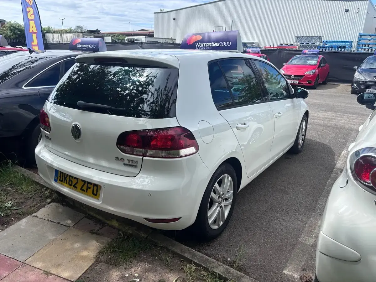 Used VW Golf VII GT 140 HP (102 kW) 2012 White Hatchback