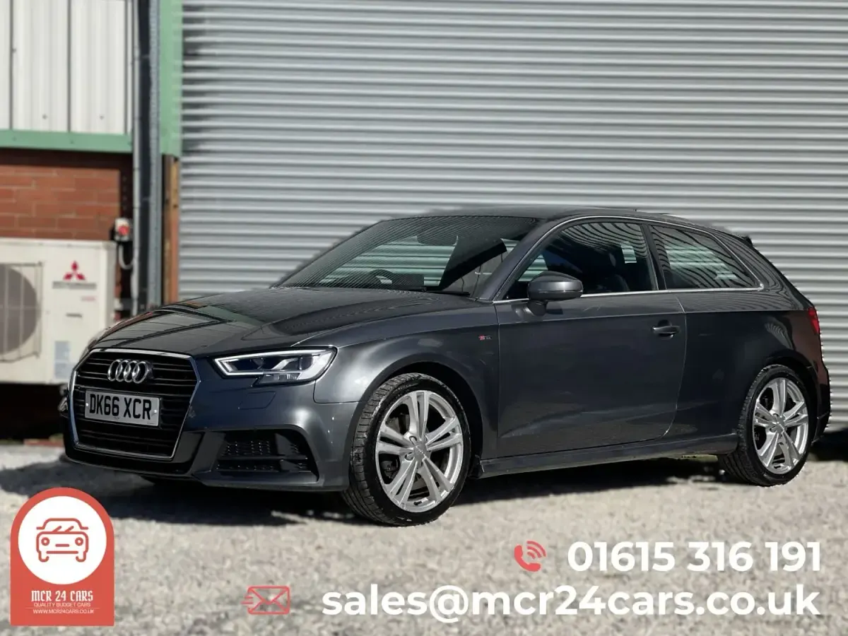 Używany Audi A3 S-Line 150 KM (110 kW) 2016 Szary Hatchback