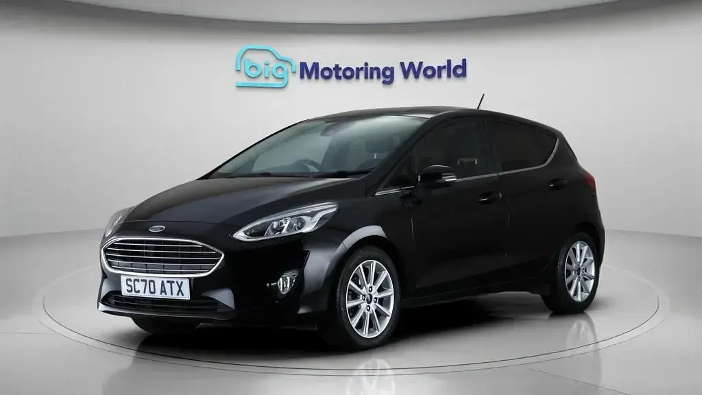 Used Ford Fiesta Titanium 125 HP (91 kW) 2021 Black Hatchback