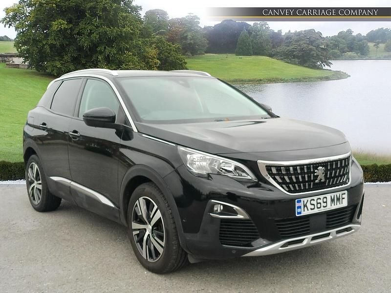 Black Used 2019 Peugeot 3008 Allure Hatchback | £9,500 (Good price) - Image 1/4