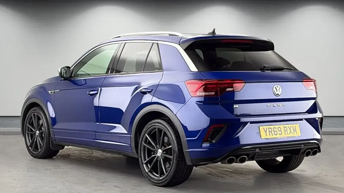 Used VW T-Roc R 300 HP (220 kW) 2019 Lapiz blue metallic/lapiz blue metallic SUV
