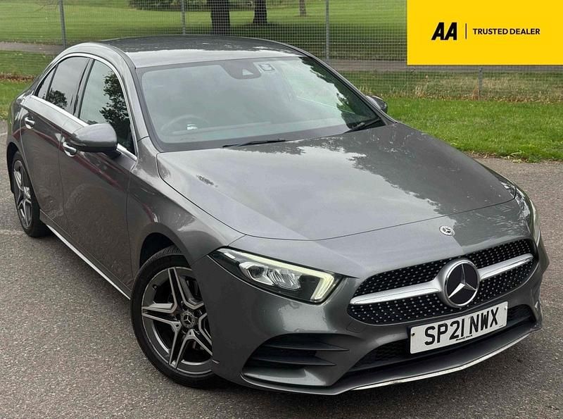 Grey Used 2021 Mercedes A250 AMG line Sedan | £12,550 (Fair price) - Image 1/3
