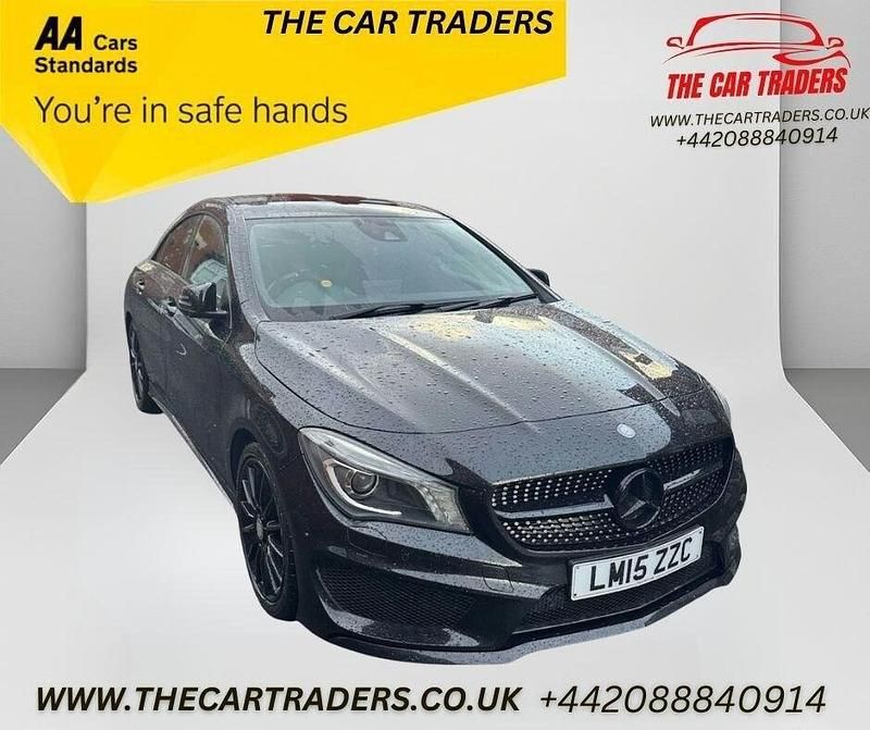 Black Used 2015 Mercedes CLA220 AMG Sedan | £11,188 (Fair price) - Image 1/4