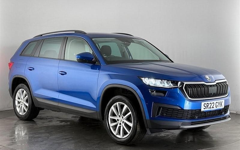Used Skoda Kodiaq SE 150 HP (110 kW) 2021 Blue SUV