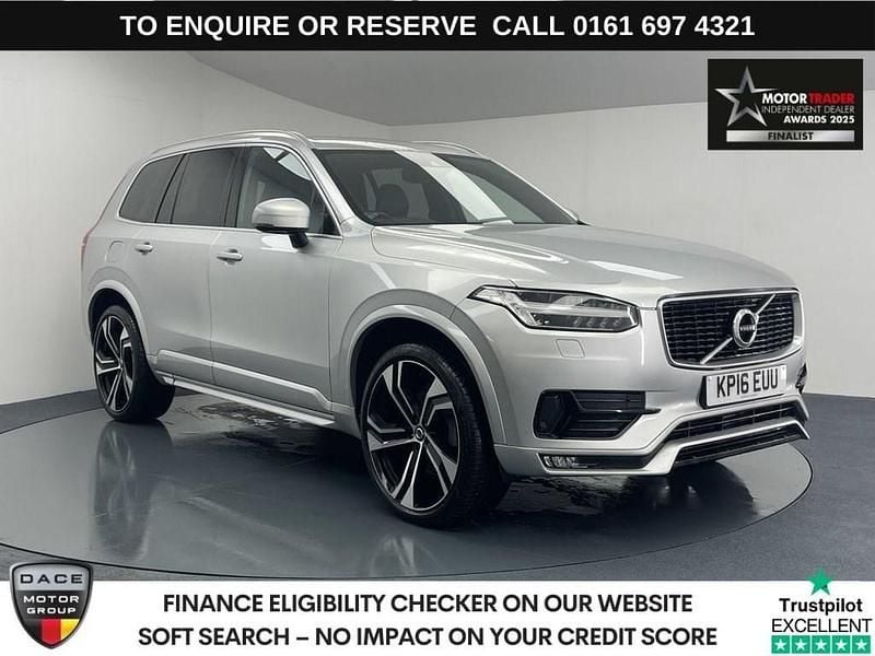 Silver Used 2016 Volvo XC90 R-Design SUV | £20,970 (Fair price) - Image 1/3