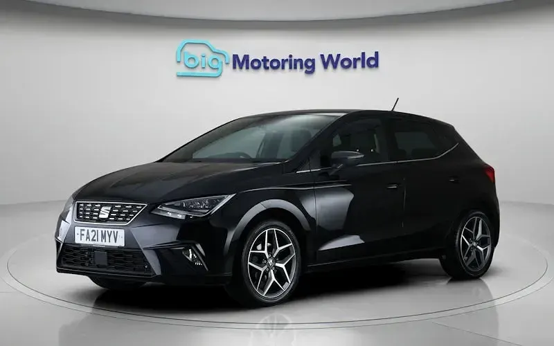 Begagnad Seat Ibiza XCELLENCE 110 HK (80 kW) 2021 Svart Halvkombi