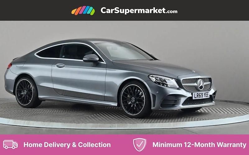 Grey Used 2019 Mercedes C300 AMG line Coupe | £19,997 (Good price) - Image 1/4