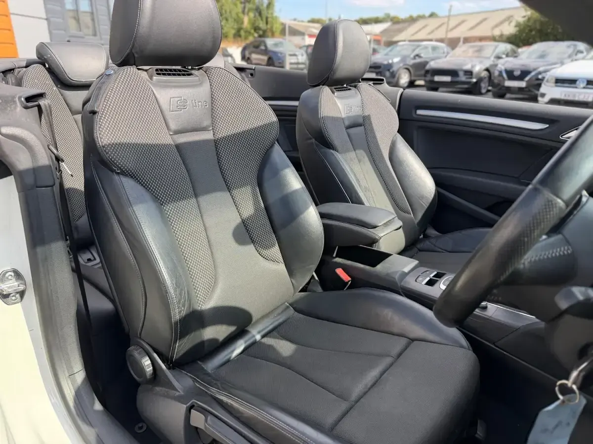 Used Audi A3 Cabriolet S-Line 150 HP (110 kW) 2014 White Cabriolet