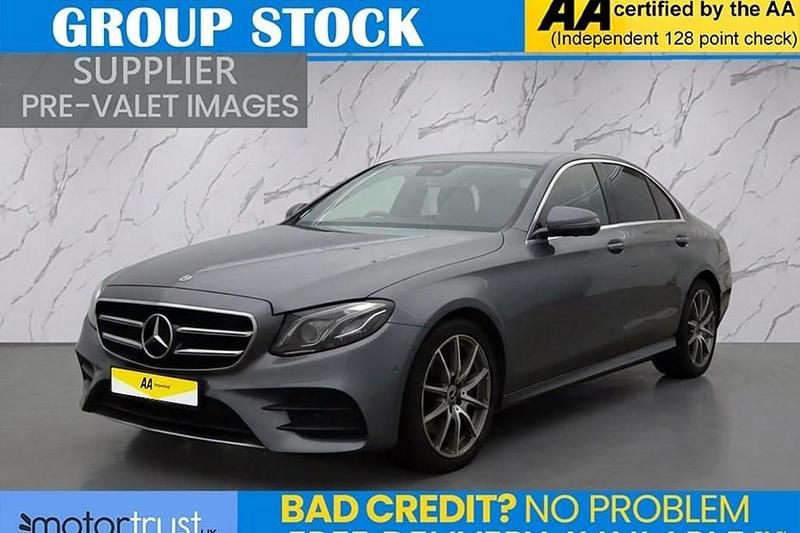 Used Mercedes E220 AMG line 194 HP (142 kW) 2020 Grey Sedan
