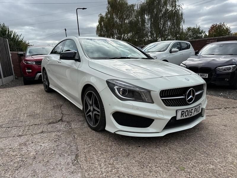 White Used 2015 Mercedes CLA220 AMG Sedan | £7,490 (Fair price) - Image 1/3