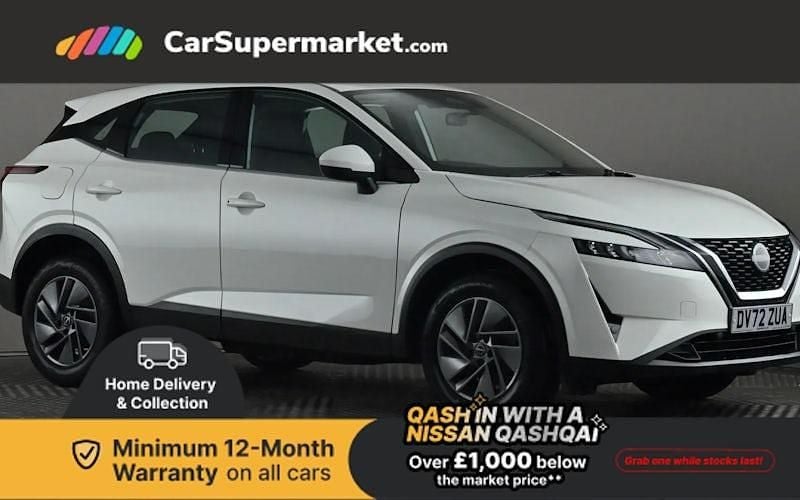 White Used 2022 Nissan Qashqai Acenta Premium SUV | £16,197 (Good price) - Image 1/3