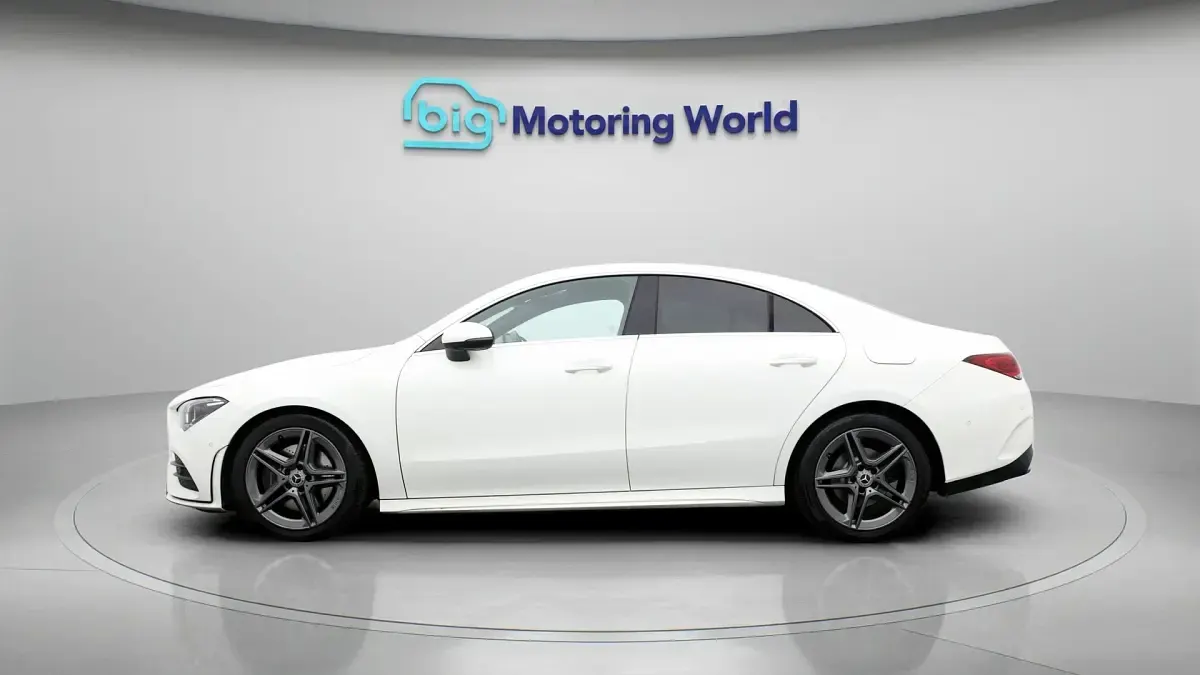 Used Mercedes CLA200 AMG line 163 HP (119 kW) 2019 White Coupe