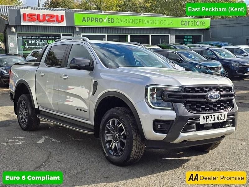 Silver Used 2023 Ford Ranger Wildtrack Pickup | £27,999 (Fair price) - Image 1/4