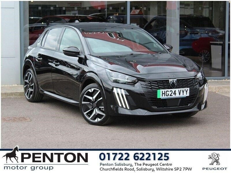 Black Used 2024 Peugeot e-208 GT Hatchback | £22,990 (Fair price) - Image 1/4