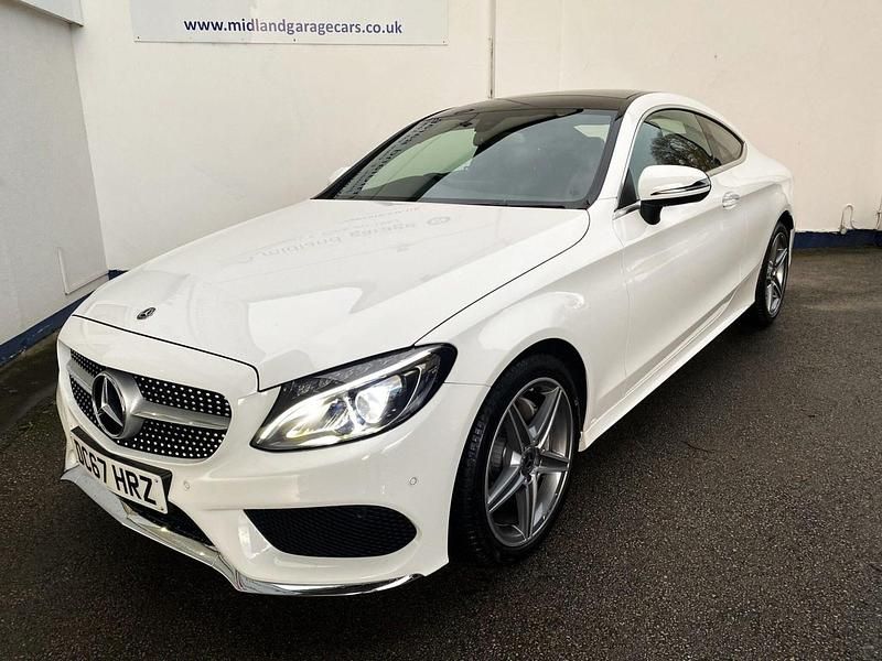 Used Mercedes C200 AMG Line Premium 184 HP (135 kW) 2017 White Coupe