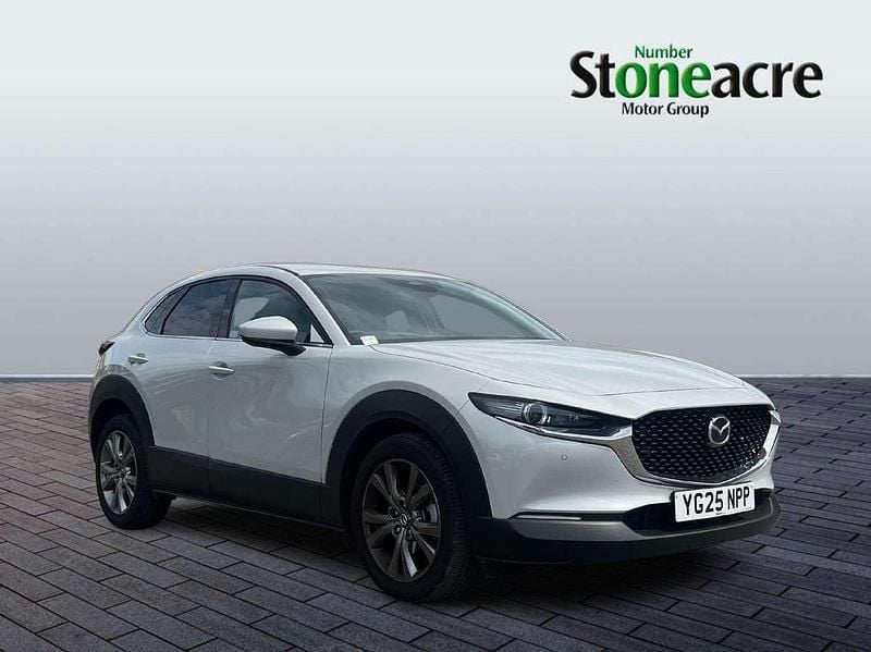 White Used 2025 Mazda CX-30 Exclusive-Line SUV | £21,995 (Fair price) - Image 1/4