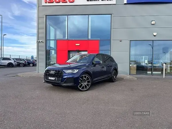 Used Audi Q7 S-Line 286 HP (210 kW) 2022 Blue SUV