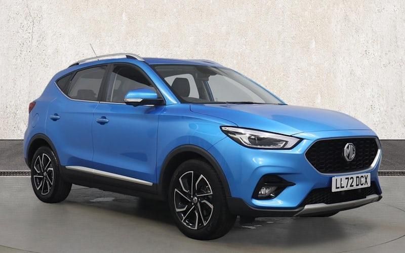 Used MG ZS Exclusive 111 HP (81 kW) 2022 Blue Sedan