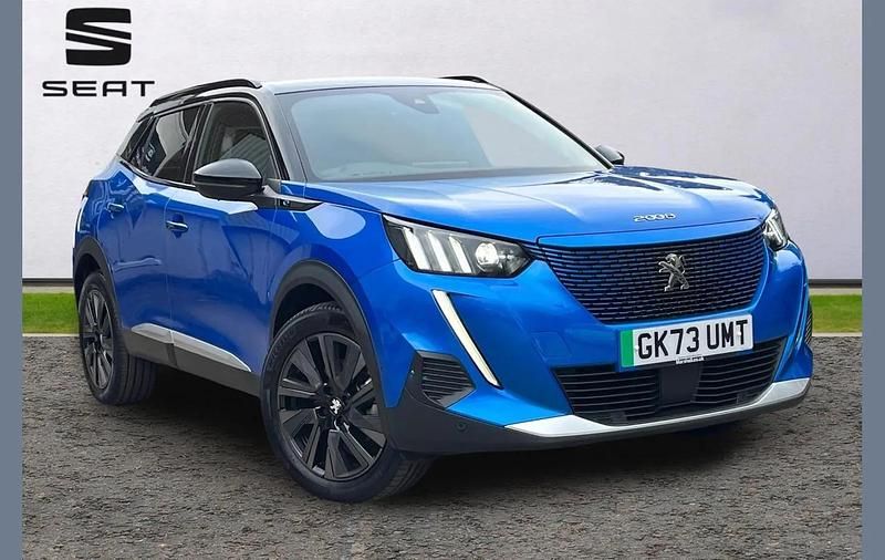 Used Peugeot e-2008 Premium 100 kW (136 HP) 2023 Blue SUV