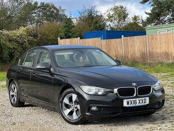 Black Used 2016 BMW 320 Efficient Dynamics Sedan | £7,495 (Good price) - Image 1/4
