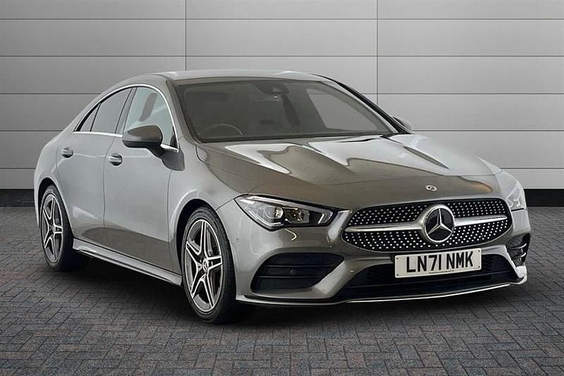 Grey Used 2022 Mercedes CLA200 AMG line Sedan | £22,450 (Fair price) - Image 1/4