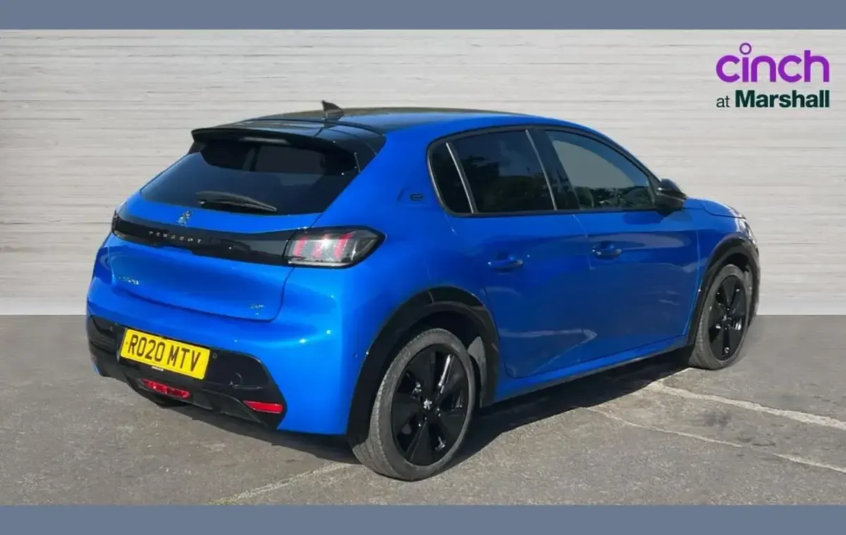 Used Peugeot e-208 GTi 100 kW (136 HP) 2020 Blue Hatchback