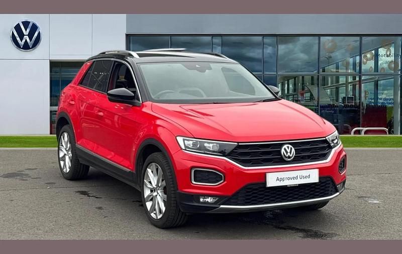 Used VW T-Roc SEL 150 HP (110 kW) 2018 Red SUV