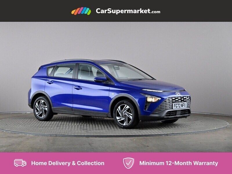 Blue Used 2022 Hyundai Bayon SE SUV | £11,697 (Fair price) - Image 1/4