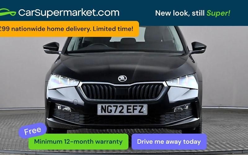 Used Skoda Scala SE 110 HP (80 kW) 2023 Black Hatchback
