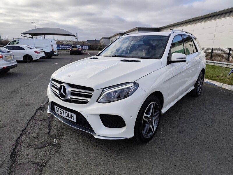 White Used 2017 Mercedes GLE250 AMG line SUV | £17,995 (Good price) - Image 1/4