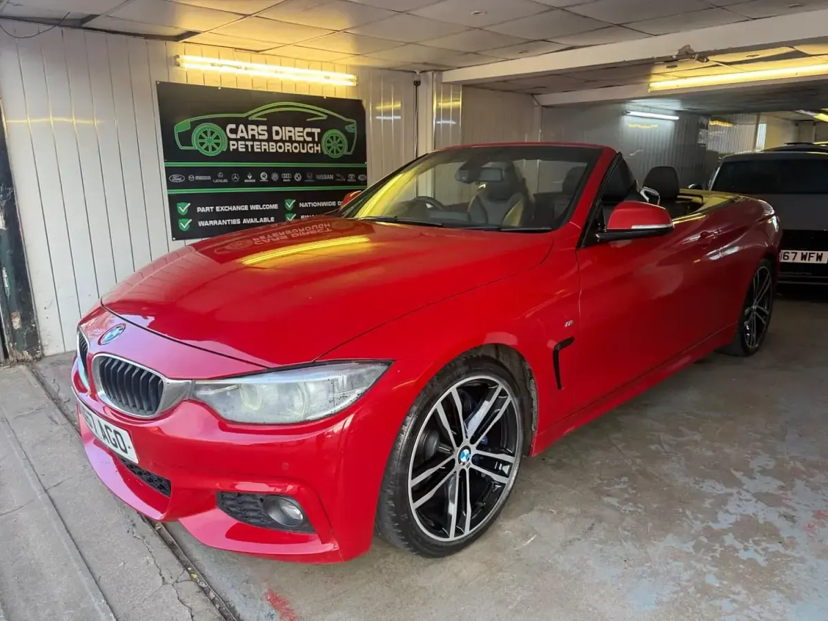 Used BMW 420 M Sport 190 HP (139 kW) 2017 Red Cabriolet