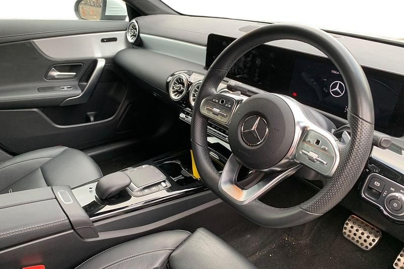 Used Mercedes CLA200 AMG Line Premium 163 HP (119 kW) 2022 White Coupe