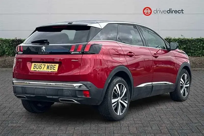 Used Peugeot 3008 GT-line 120 HP (88 kW) 2017 Red SUV