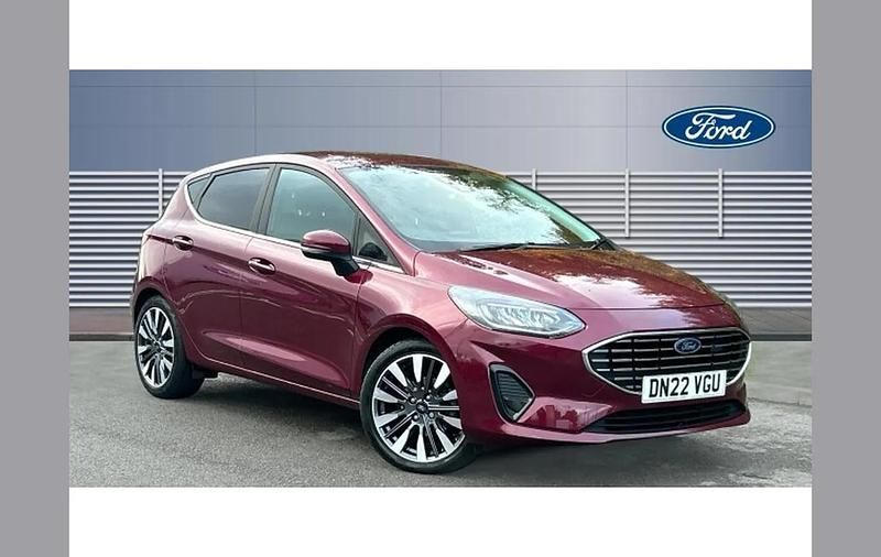 Red Used 2022 Ford Fiesta Titanium Hatchback | £15,674 (A bit pricey) - Image 1/4