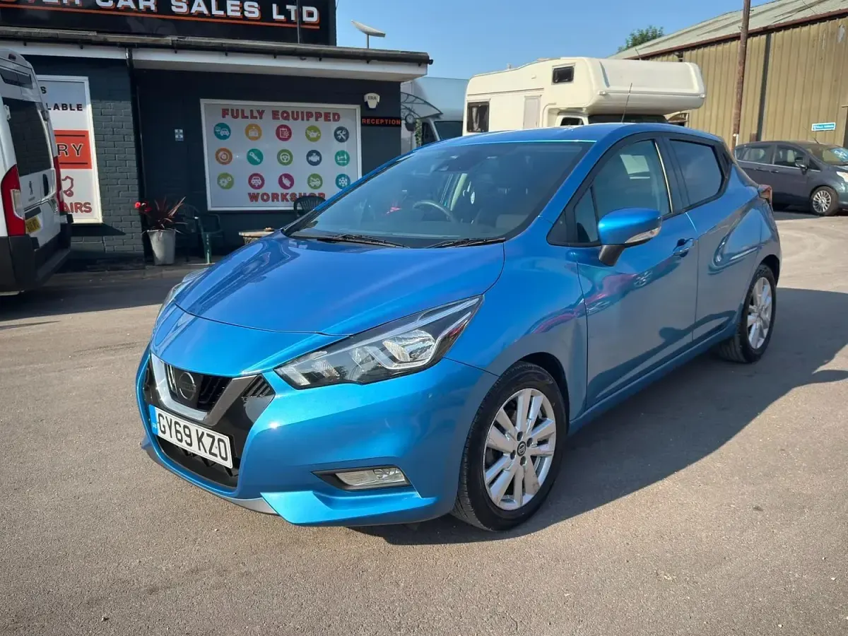 Used Nissan Micra Acenta 2019 Blue Hatchback