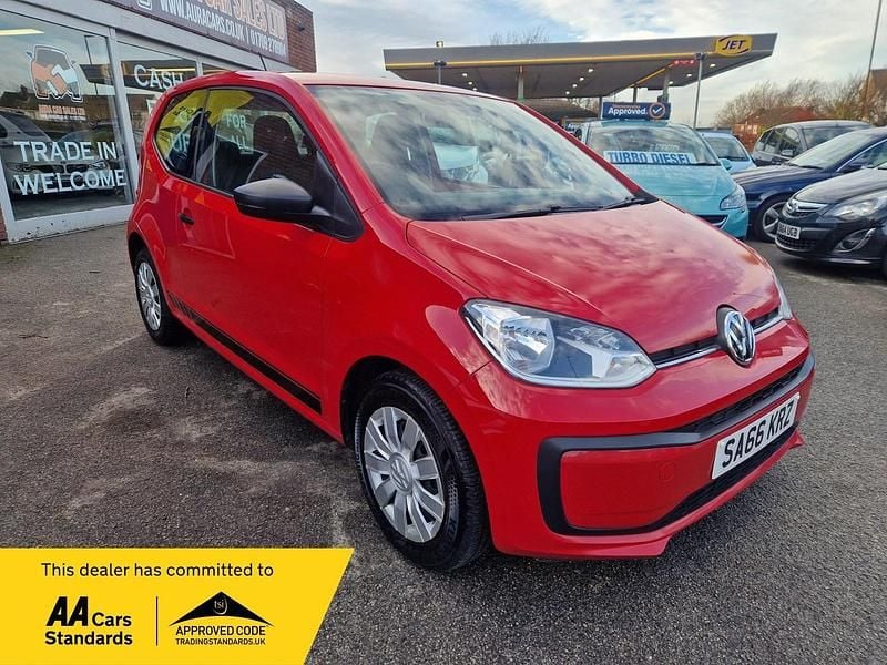 Red Used 2016 VW up! take up! Hatchback | £3,295 (Good price) - Image 1/4