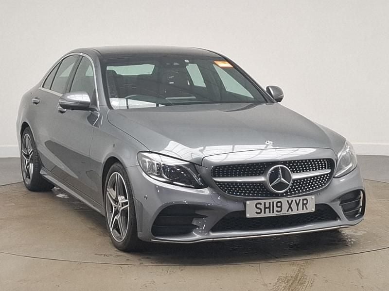Used Mercedes C300 AMG Line Premium Plus 258 HP (189 kW) 2019 Grey Sedan
