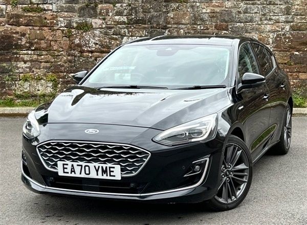 Black Used 2021 Ford Focus Vignale Hatchback | £15,295 (Fair price) - Image 1/4