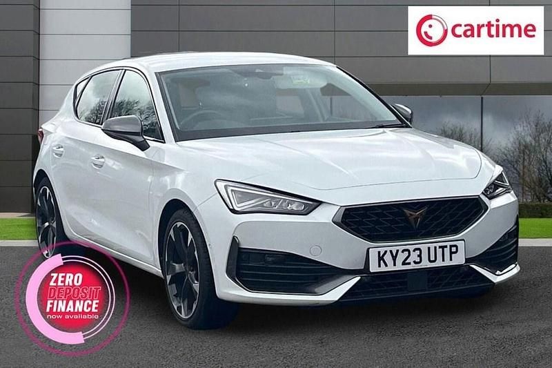 Used Cupra Leon 150 HP (110 kW) 2023 White Hatchback