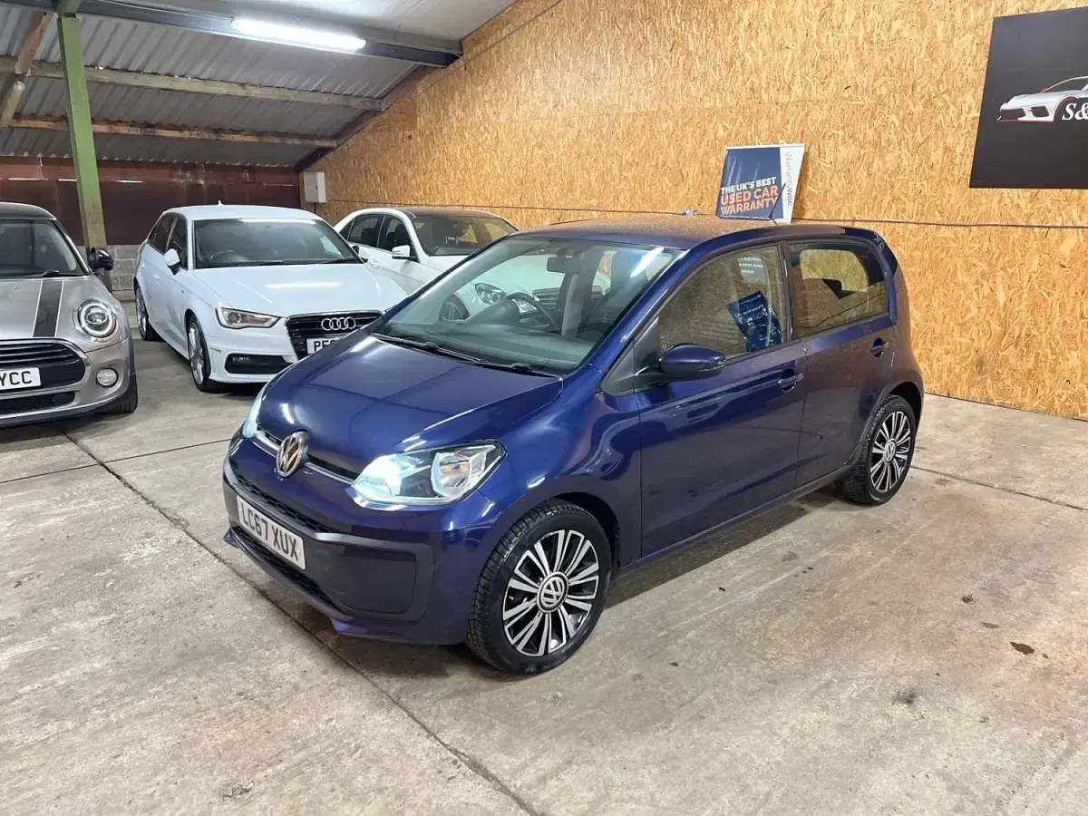 Used VW up! move up! 60 HP (44 kW) 2018 Blue Hatchback