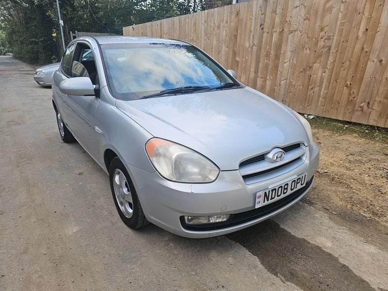 Silver Used 2008 Hyundai Accent Hatchback | £690 - Image 1/4