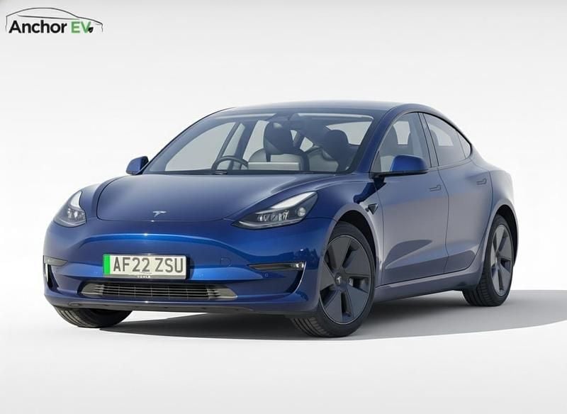 Blue Used 2022 Tesla Model 3 Long Range AWD Sedan | £22,295 (Fair price) - Image 1/4