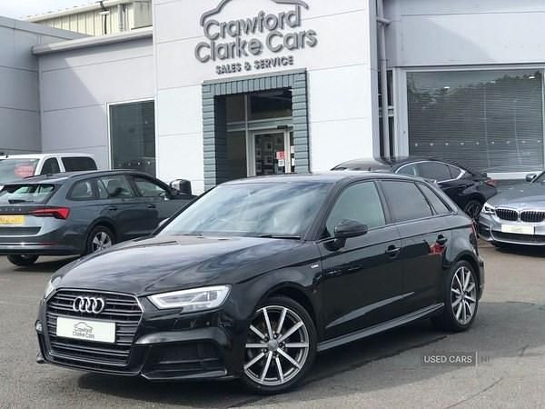 Used Audi A3 Black Edition 150 HP (110 kW) 2018 Black Hatchback